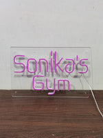Upto 8 letter Name and Home Gym sign