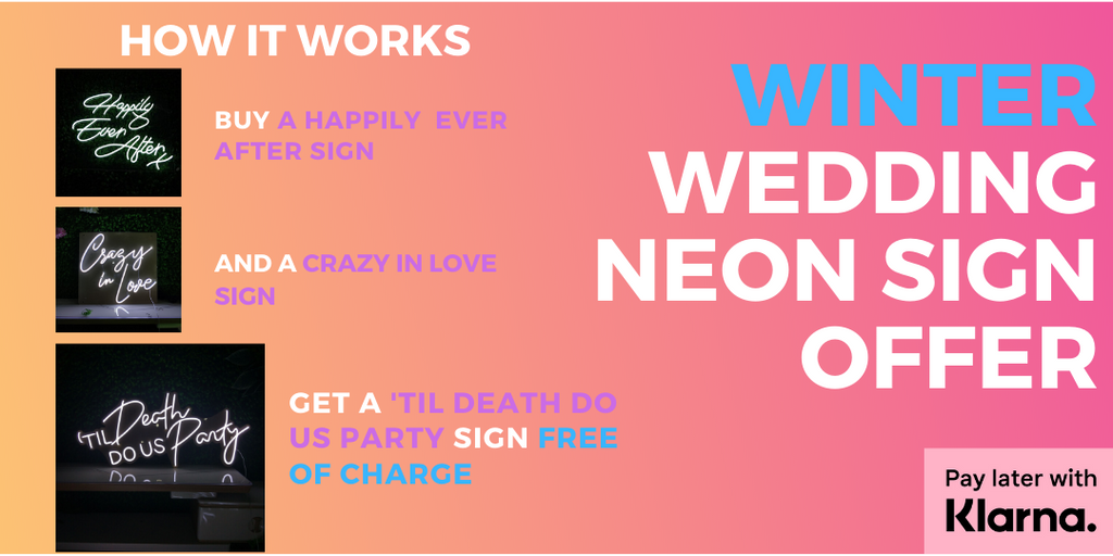 Winter Offer for Wedding Signs