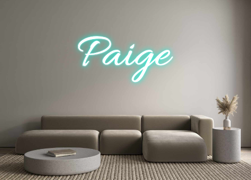 Custom Neon: Paige