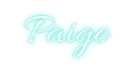 Custom Neon: Paige