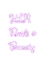 Custom Neon: KLM
Nails &
B...