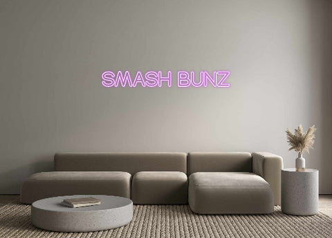 Custom Neon: SMASH BUNZ