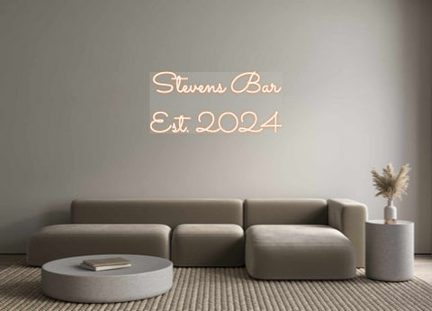 Custom Neon: Stevens Bar
...