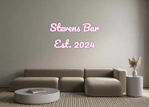 Custom Neon: Stevens Bar
...