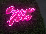 Led Neon Sign Crazy in Love