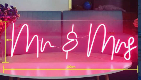 Led Neon Mr & Mrs
