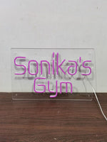 Upto 8 letter Name and Home Gym sign