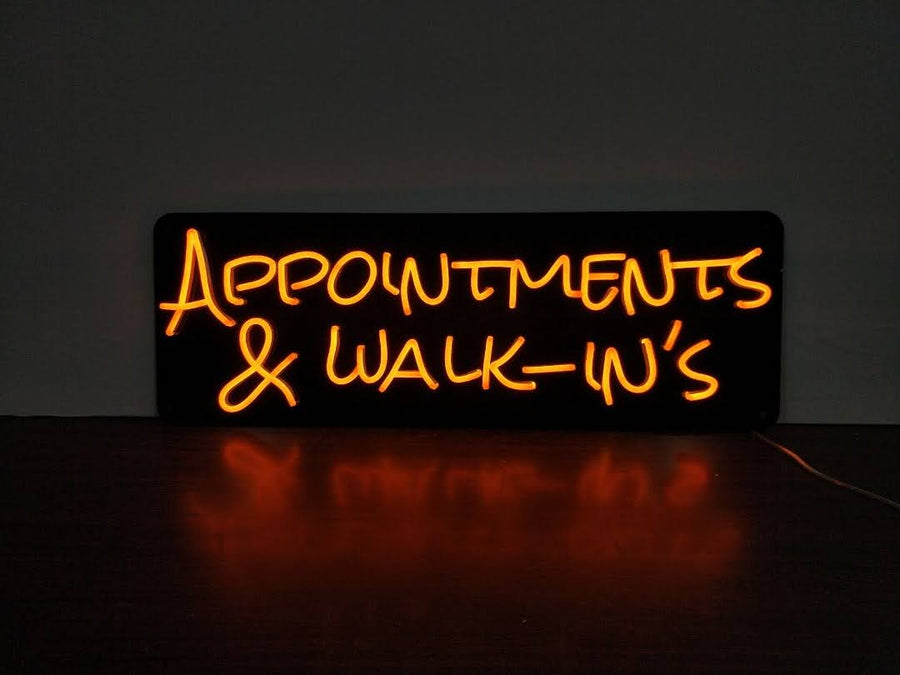 Appointments and walk in's