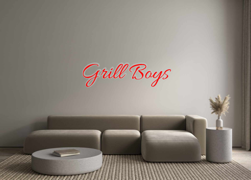 Custom Neon: Grill Boys