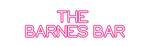 Custom Neon: THE 
BARNES BAR