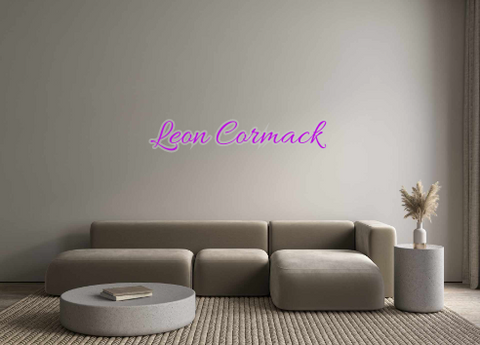 Custom Neon: Leon Cormack
