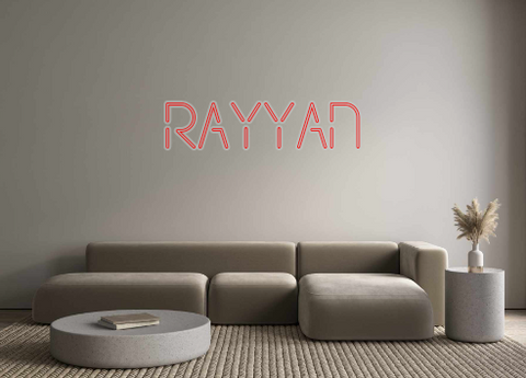 Custom Neon: Rayyan