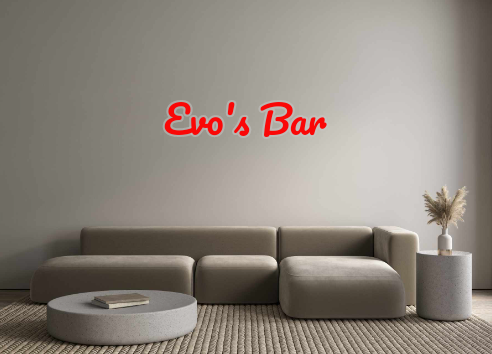 Custom Neon: Evo's Bar
