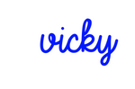 Custom Neon: vicky