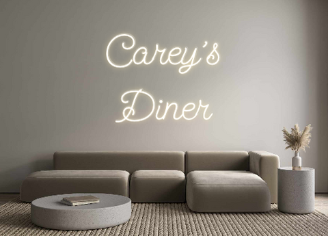 Custom Neon: Carey’s
Diner